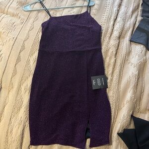 Lulu's Deep Purple Mini Dress
